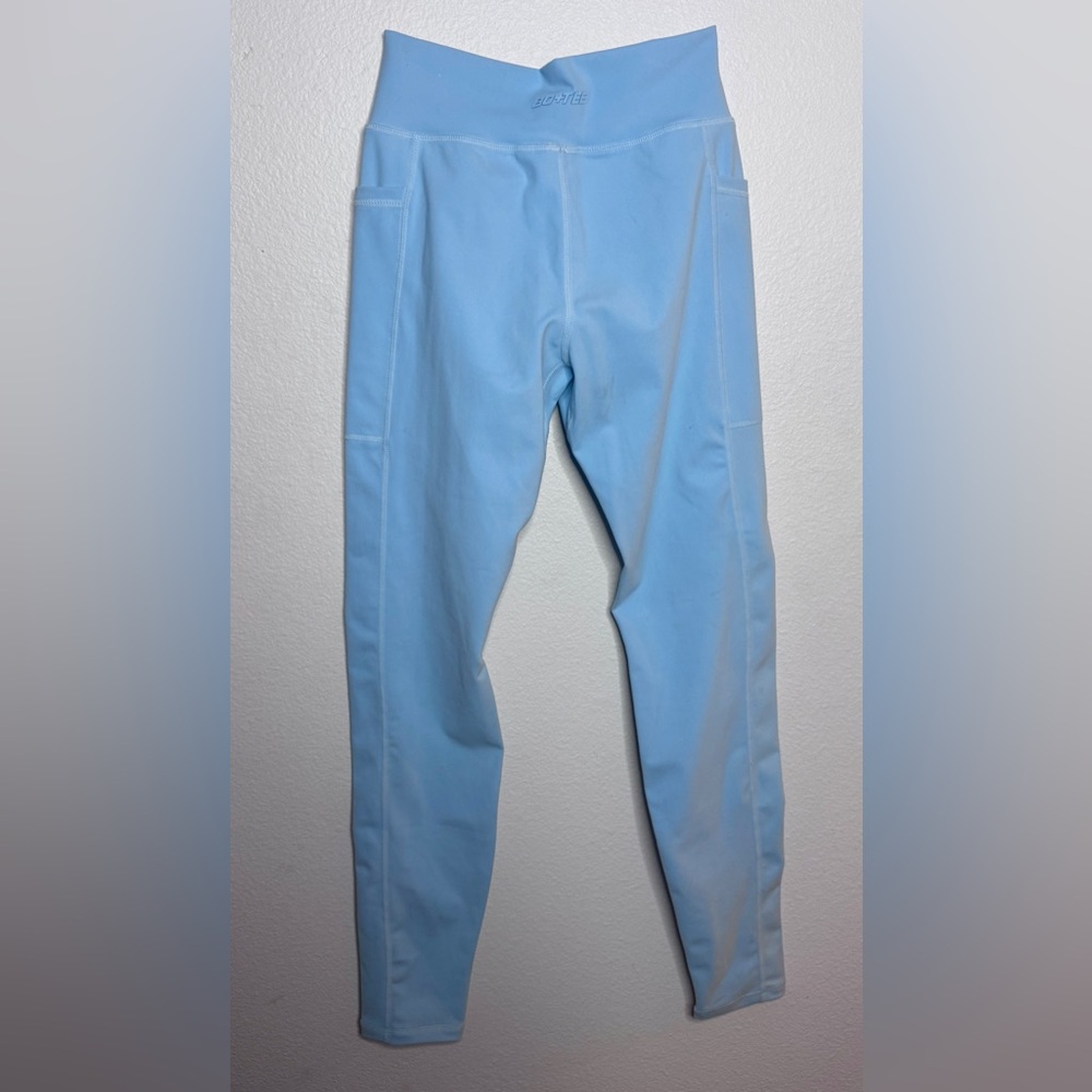 BO+TEE Light Blue Active Leggings